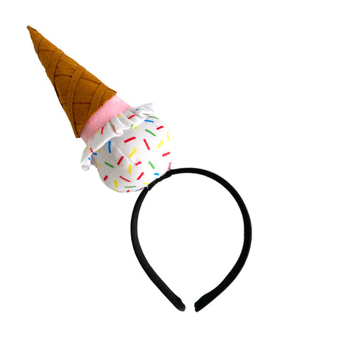 Ice Cream with Sprinkles Headband Costume Accessory