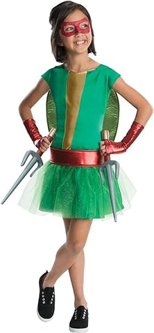 Girls Ninja Turtles Raphael Costume