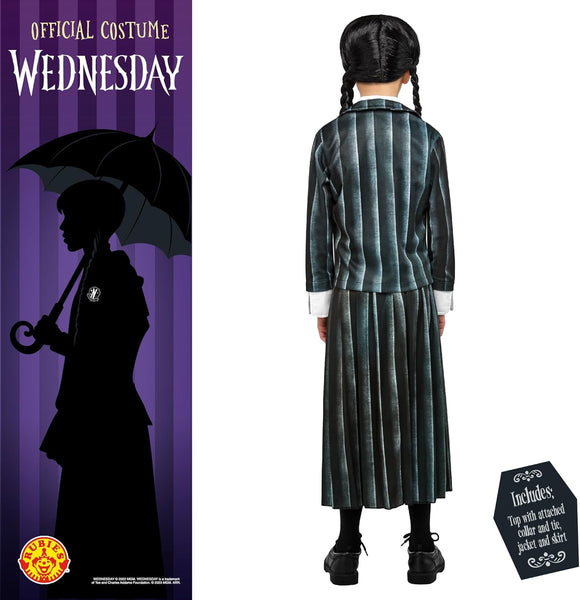 Girls Addams Family Wednesday Addams Nevermore Academy Costume
