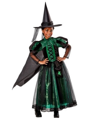 Girls Wizard of Oz Deluxe Wicked Witch Costume
