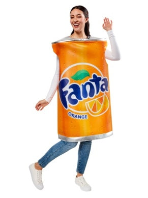 Adults Orange Fanta Can Costume