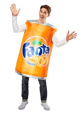 Adults Orange Fanta Can Costume