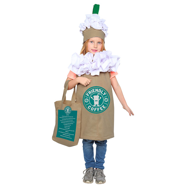 Kids Frappuccino Coffee Costume