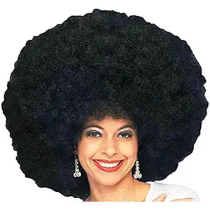 Deluxe Black Jumbo Afro Wig