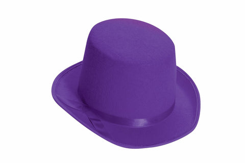 Felt Top Hat Purple Costume Top Hat - HalloweenCostumes4U.com - Accessories