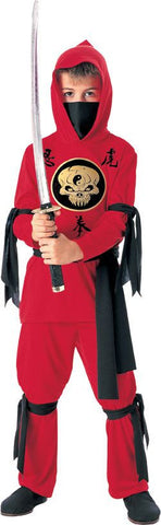 Boys Red Ninja Costume