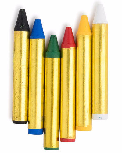 6 Color Face Paint Crayons - HalloweenCostumes4U.com - Accessories - 2