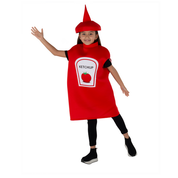 Kids Ketchup Bottle Costume