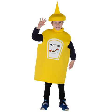 Kids Mustard Bottle Costume - Dress Up America Costumes & Accessories - HalloweenCostumes4U.com - Kids Costumes