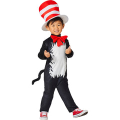 Déguisement du chat chapeauté du Dr Seuss pour tout-petits