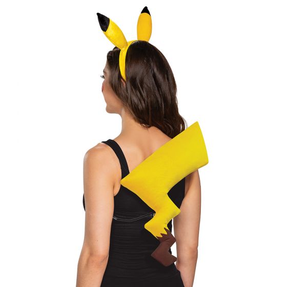 Kit de accesorios para disfraz de Pikachu con cola y diadema