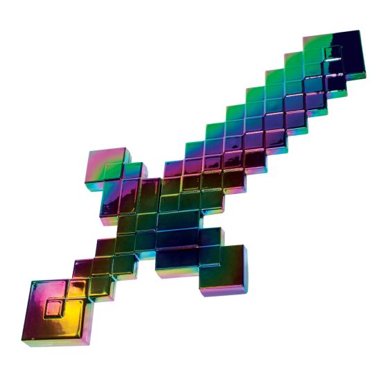 Minecraft Anniversary Netherite Slick Sword Costume Prop Accessory - HalloweenCostumes4U.com - Costume Props & Accessories