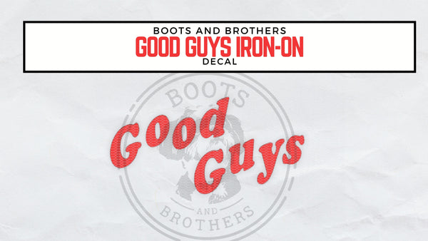 Good Guys Logo Vinyl Iron-On Decal