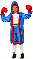 Costume de boxeur bleu pour garçon