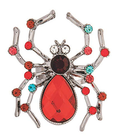 Wicked Gems Jeweled Spider Ring Costume Jewelry Accessory - Rubies Costumes & Accessories - HalloweenCostumes4U.com - Accessories