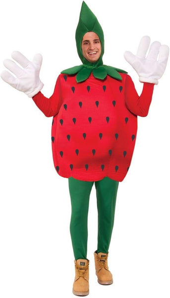 Adults Strawberry Costume - HalloweenCostumes4U.com - Adult Costumes