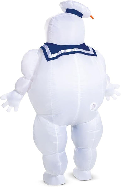 Disfraz inflable de malvavisco Staypuft de Los Cazafantasmas para adultos