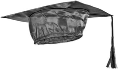 Kids Black Graduation Cap Costume Accessory