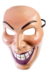 Máscara de disfraz de sonrisa malvada masculina