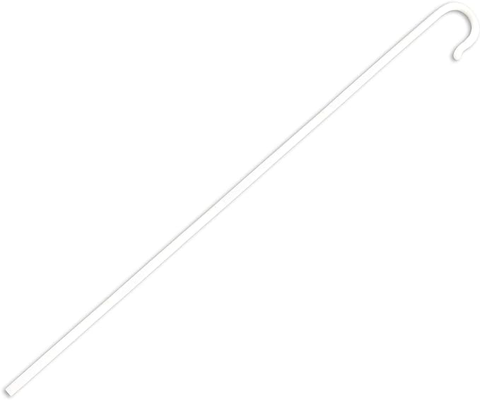 White Cane Shepards Crook Costume Prop