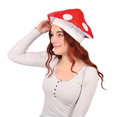 Plush Mushroom Costume Hat