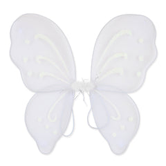 White Fairy Wings Costume Accessory