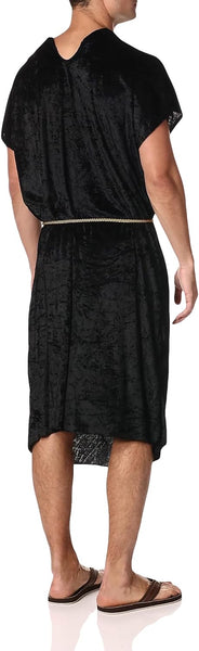 Adults Black Pharaoh Viking Roman Tunic - HalloweenCostumes4U.com - Adult Costumes