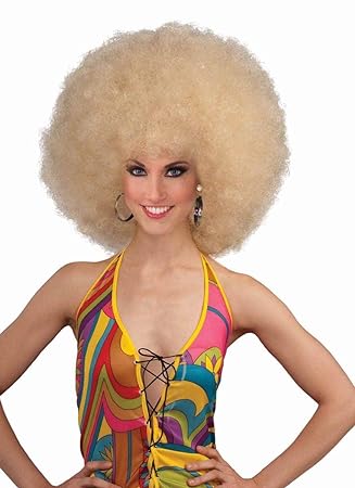 Deluxe Blonde Mega Afro Wig