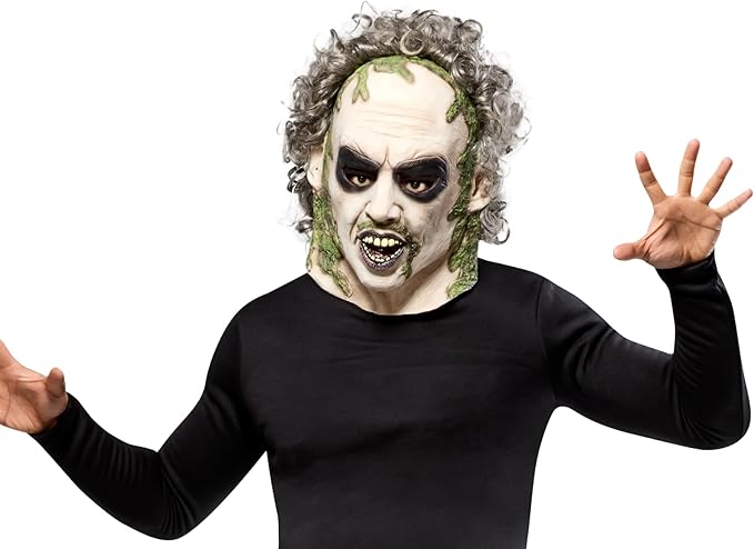 Deluxe Beetlejuice Mask with Hair