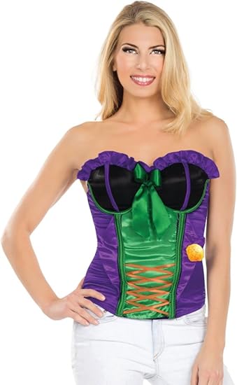 Women's Batman The Joker Corset - HalloweenCostumes4U.com - Adult Costumes