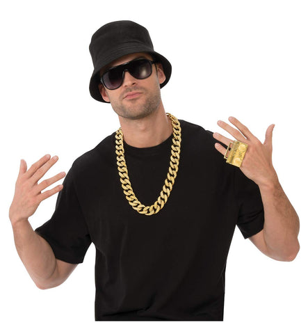 Deluxe Old School Rapper Costume Accessory Kit - HalloweenCostumes4U.com - Costume Props & Accessories
