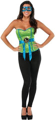 Women's Teenage Mutant Ninja Turtles Leonardo Sequin Corset