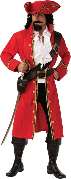 Mens Pirate Captain Hook Costume - HalloweenCostumes4U.com - Adult Costumes