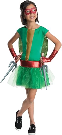 Girls Ninja Turtles Raphael Costume - HalloweenCostumes4U.com - Kids Costumes