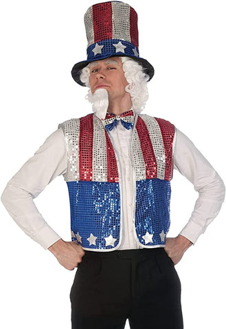 Sequin Uncle Sam Kit - HalloweenCostumes4U.com - Costume Props & Accessories