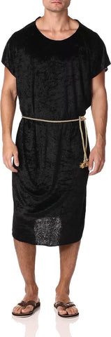 Adults Black Pharaoh Viking Roman Tunic - HalloweenCostumes4U.com - Adult Costumes