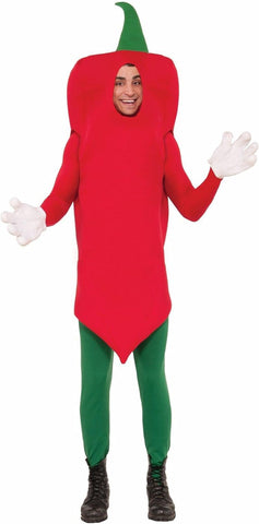Adults Hot Pepper Costume - HalloweenCostumes4U.com - Adult Costumes