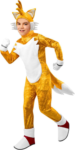 Boys Sonic the Hedgehog Deluxe Tails Costume - HalloweenCostumes4U.com - Kids Costumes