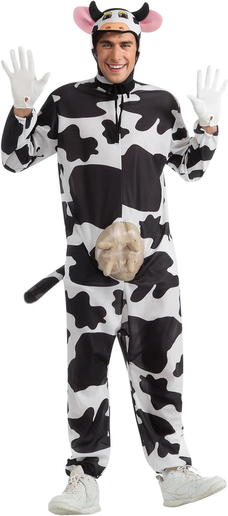 Adults Comical Cow Costume - HalloweenCostumes4U.com - Adult Costumes