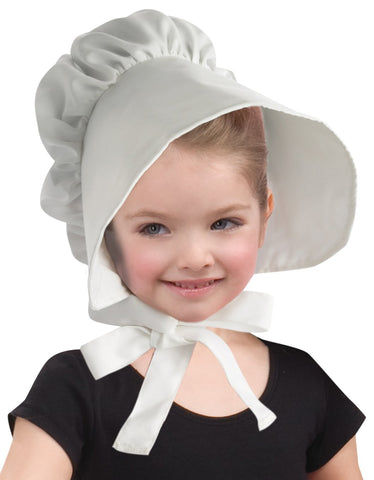 Colonial White Bonnet Hat Costume Accessory - Rubies Costumes & Accessories - HalloweenCostumes4U.com - Accessories