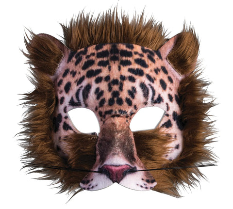 Deluxe Leopard Face Mask Costume Accessory - HalloweenCostumes4U.com - Costume Props & Accessories