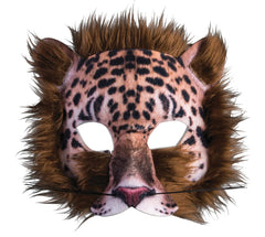 Accesorio de disfraz de máscara de leopardo de lujo