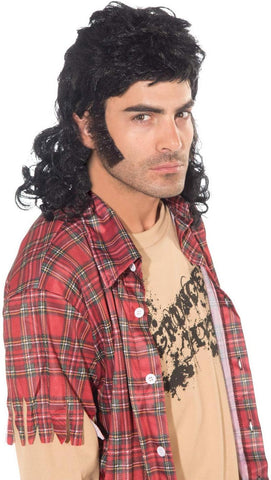 Black Mullet Wig - Rubies Costumes & Accessories - HalloweenCostumes4U.com - Accessories