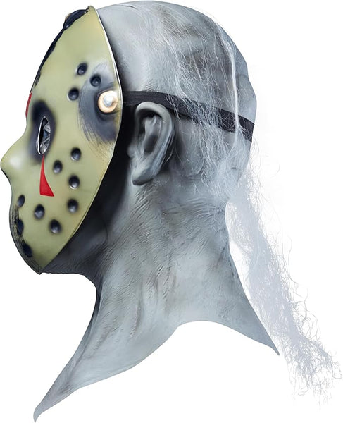 Máscara de látex de lujo de Jason Voorhees del viernes 13