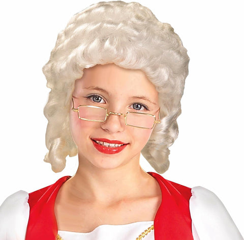 Blonde Colonial Girl Wig - HalloweenCostumes4U.com - Costume Props & Accessories