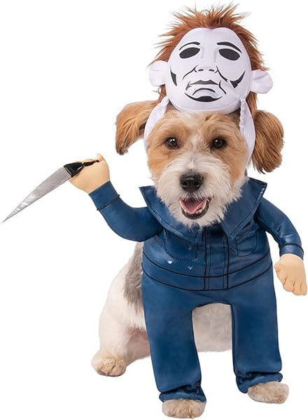 Pets Halloween Michael Myers Walking Costume - HalloweenCostumes4U.com - Pet Costumes & Accessories
