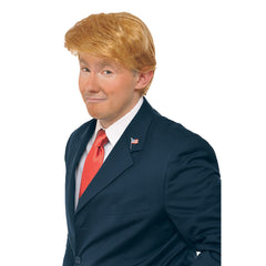 Perruque blonde pour déguisement de M. Billionaire