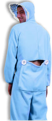 Pijama de bebé azul para adultos
