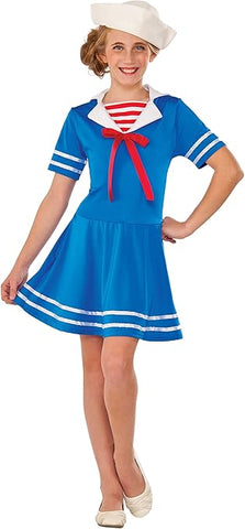 Girls Deluxe Sea Sweetie Sailor Costume - Rubies Costumes & Accessories - HalloweenCostumes4U.com - Kids Costumes