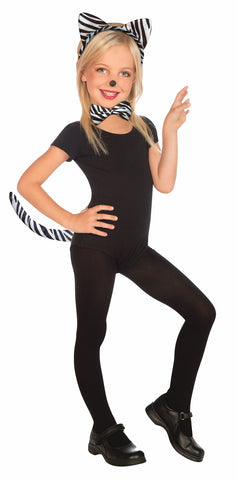 Kids Plush Zebra Costume Accessory Kit - HalloweenCostumes4U.com - Costume Props & Accessories